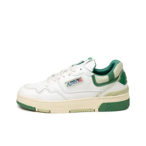 AUTRY Clc Slip-resistant Low Top Скейтборд Кроссовки Мужские Белые Зеленые