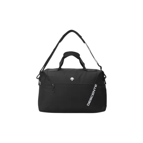 DESCENTE Полиэстер Спортивный Сумка Сумка через плечо Маленькая Унисекс Черная