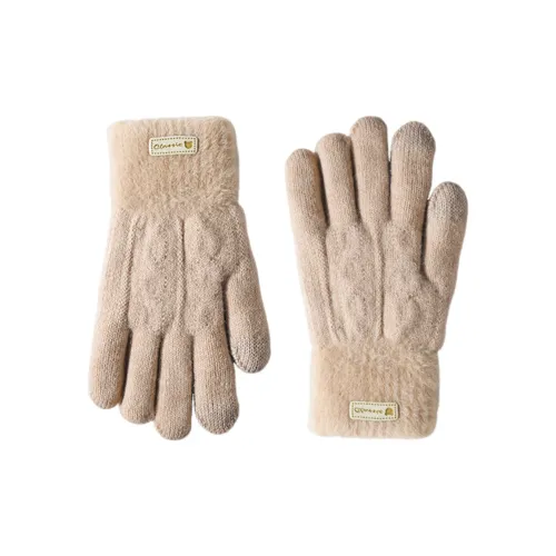 Youyoulan Полиэстер Трикотаж Перчатки Женские