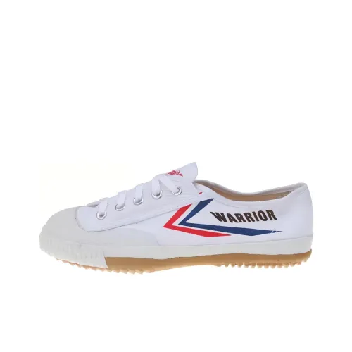 Warrior Slip-resistant Abrasion-resistant Low Top Casual Running Shoes Unisex White Warrior Противоскользящие Износостойкие Низкие Топ Повседневные Беговые Кроссовки Унисекс Белый