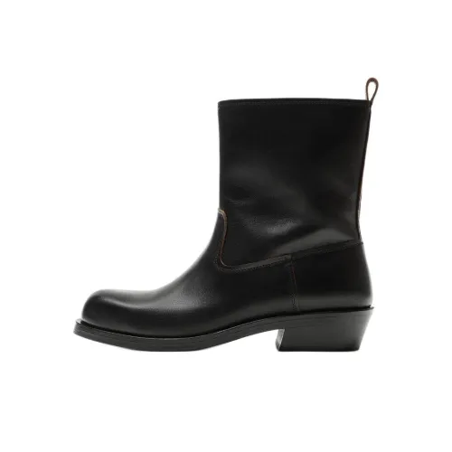 ZARA Ботильоны Мужские Черные