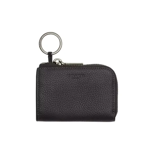 COACH Кожа Key Pouch Мини Мужской Graphite