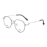 Чёрная резинка | Серебряная оправа C05