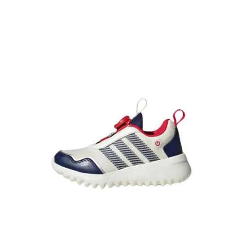 Adidas Activefle Low Топ KIDS Lifestyle Shoes Нефритовый белый Темно-синий Камень-красный Детский