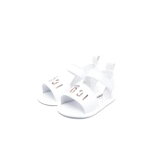 DSQUARED 2 Устойчивый к истиранию Дышащий Низкий Топ Предход Обувь для Малышей Белый Новорожденный и Малыш