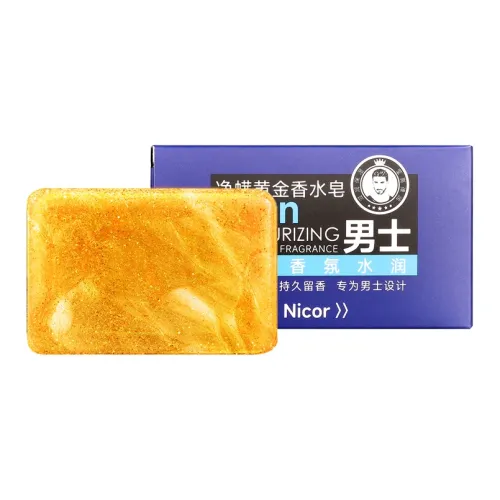 NICOR Мужское Анти-Клещевое Золотое Мыло для Удаления Клещей Чистка 80 г