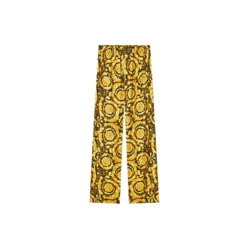 FANSIZHE VERSACE SS21 Пижамные штаны Мужские Желтые