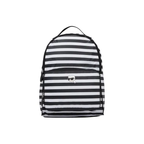 KARL LAGERFELD Полиэстер Рюкзак Женские Черный Белый