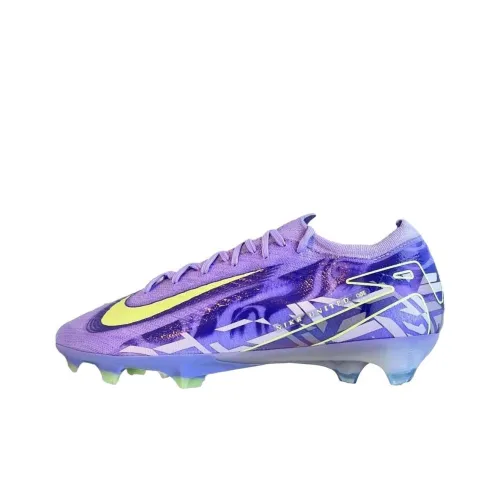 Nike Mercurial Vapor 16 Elite FG Твердый грунт Противоскользящие Устойчивые к истиранию Футбольные бутсы Унисекс Фиолетовый Зеленый