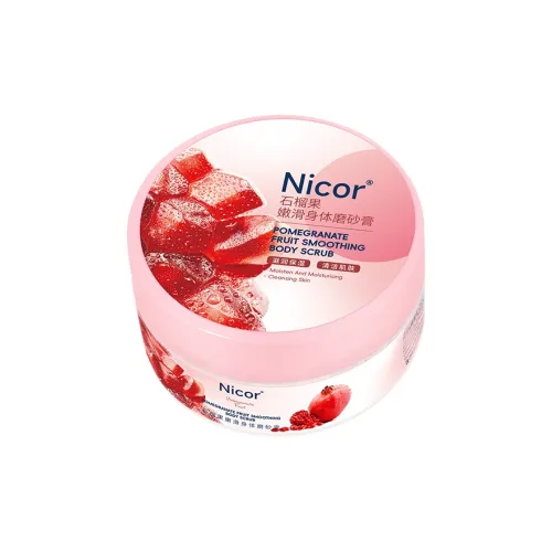 NICOR Гранатовый Фрукты IS Мягкий и Гладкий. Центральная часть Scrub 200г Увлажняющий и Гидратирующий Отшелушивающий