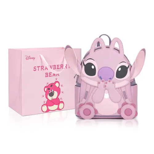 Disney ПВХ Рюкзак Стандартный Женский Розовый