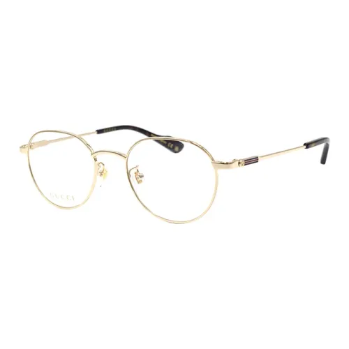 GUCCI Сплав Круглый OPTICAL Очки Мужские Золотые