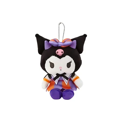 Sanrio Family Kuromi Хэллоуин Коллекция Черный Куклы Плюшевый Брелок 17 см Высота
