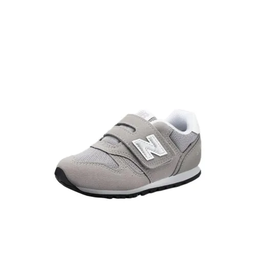 New Balance совместная низкая обувь для малышей цвет серый для малышей и детей младшего возраста