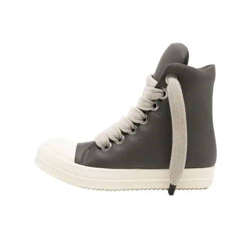 RICK OWENS RO Jumbo Laces Высокие Кроссовки для скейтбординга Мужские Серые