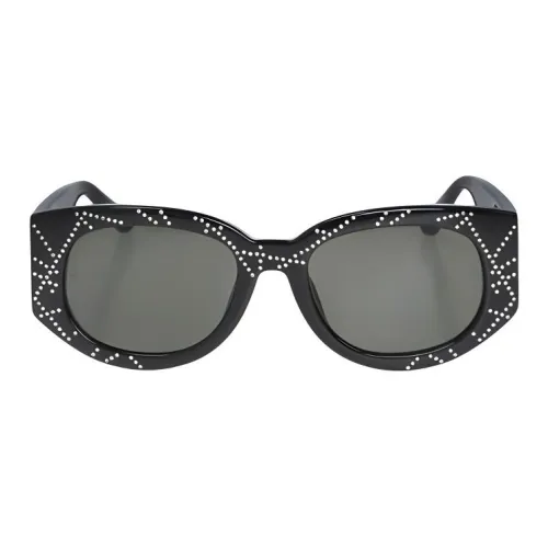 Linda Farrow Пластиковая оправа OVAL SUNGLASSES Женские Черный