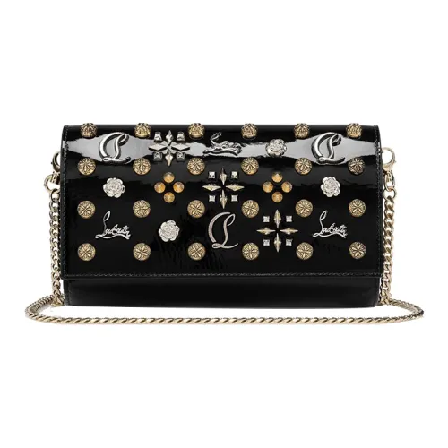 CL LUBOTING Лакированная кожа Кошелек Сумка через плечо Женская Черная