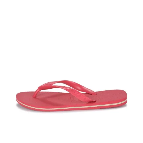 Havaianas Slip-Resistant Quick-Dry Flip-Flops Women's Red Хавайас Антислип Быстросохнущие Шлепанцы Женские Красные