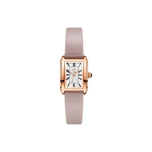 JULIUS JL Vintage Collection Кварцевый механизм Естественная кожа Ремешок Часы Женские Белый циферблат