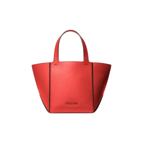 MICHAEL KORS Jordi Коровья кожа Тоут Сумка Сумка для покупок Сумка Маленькая Женская Кораллово-красная