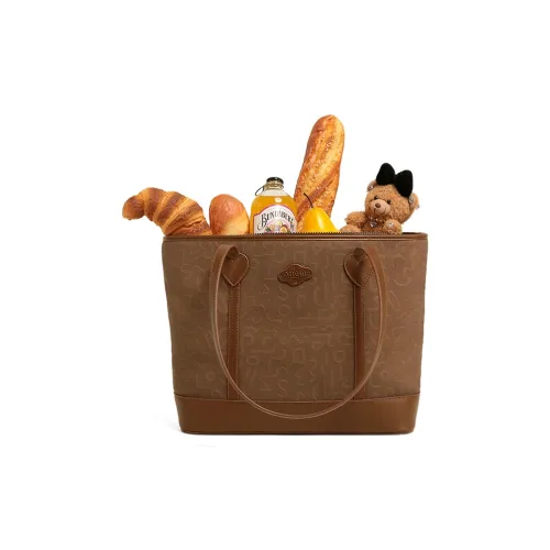 AILUXI Сумка Tote из синтетической кожи сумка через плечо стандартная женская карамельный коричневый