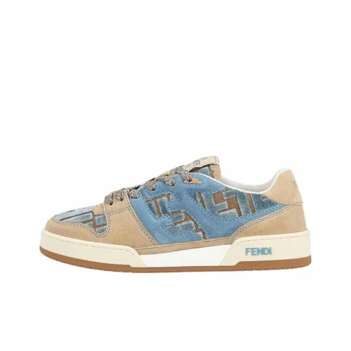 FENDI Match Low Топ Скейтборд Кроссовки Женские Синие