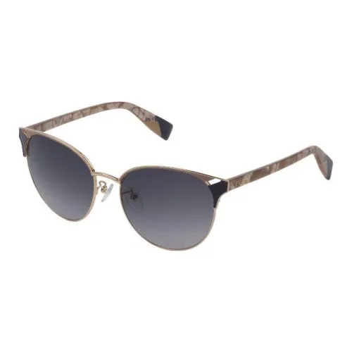 Furla Металл OVAL SUNGLASSES Женские Коричневый