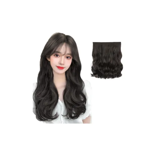 MUYAN Длинные кудрявые парики с волосами коричнево-черный темно-коричневый высокая температура пряжа