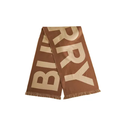 Шарфы Burberry Wool Knit Женские Березово-коричневый