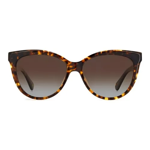 Kate Spade Ацетатные солнцезащитные очки с неровными краями женские коричневые