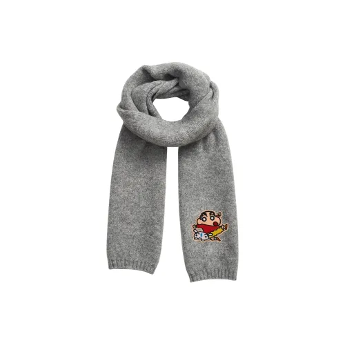 Crayon Shinchan Полиэстер Шерсть Трикотаж Шарфы Унисекс