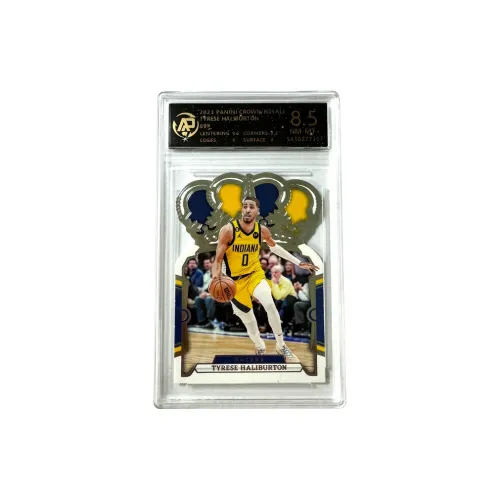 Панини Tyrese Haliburton Haliburton Bucks Crown Cut Crown Styling Basketball Card 8,5 Points