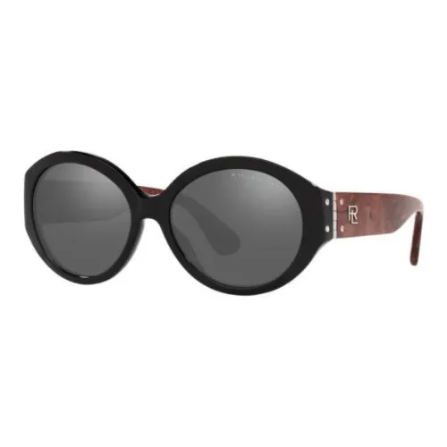 Ralph Lauren Пластик OVAL SUNGLASSES Женские Черный