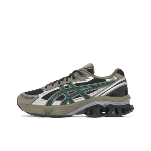 Asics Гель KINETIC FLUENT Беговые кроссовки Низкий топ Черный Серый Умбра Унисекс