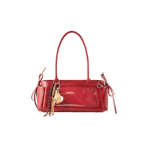 Vigno Сумка через плечо из синтетической кожи стандартная женская красная коричневая черная экрю