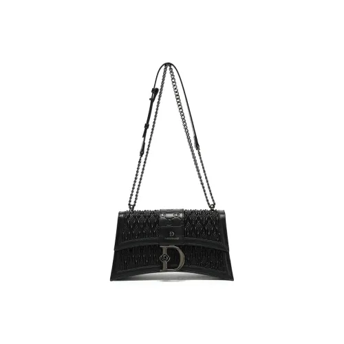 SEPTWOLVES ПУ (полиуретан) Сумка-груша Сумка через плечо Сумка на плечо Стандартная Женская Черная