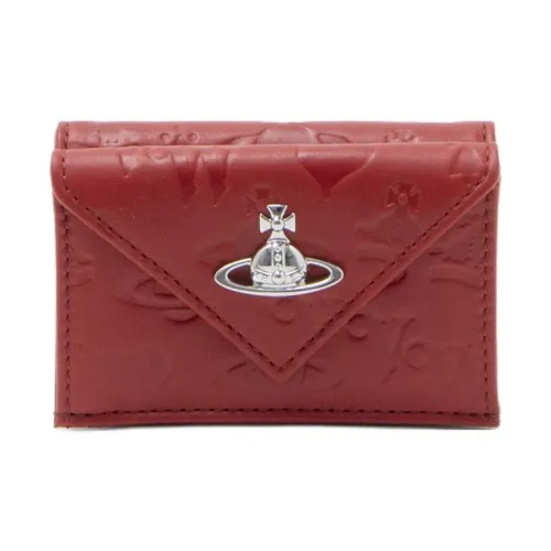 Vivienne Westwood Кошелек из коровьей кожи мини унисекс красный