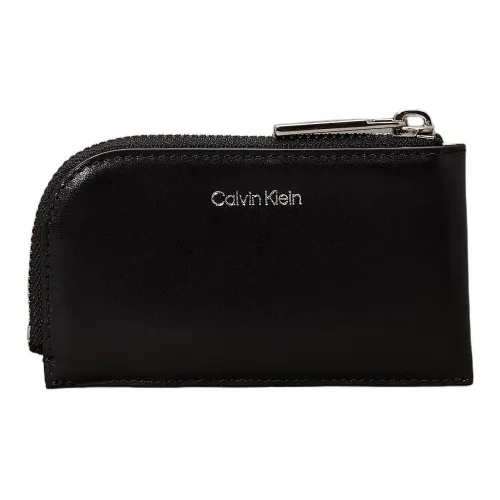CALVIN KLEIN Кожа Кошелек Мужской Черный