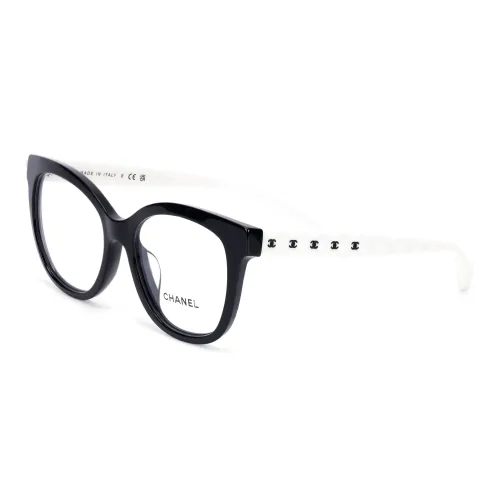 CHANEL Ацетат Нерегулярная форма Оправа для очков Унисекс Черный