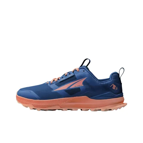 Altra Slip-resistant Abrasion-resistant Low-top Trail Running Shoes Women's Blue Orange