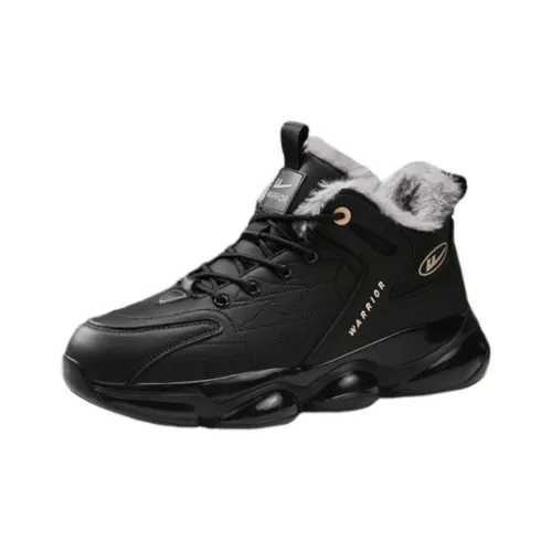 Warrior Casual Низкий Топ Черный с флисовой подкладкой Мужской