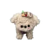 Плетеный рычаг Щенок Подвеска - Светло-кофейный Маленький Тедди