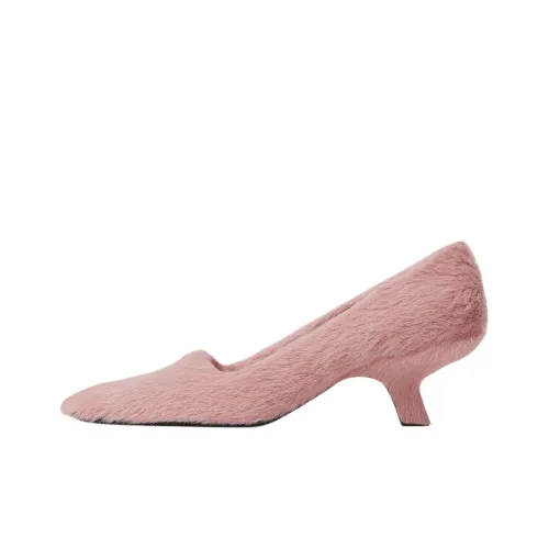 Bottega Veneta Boogie Нестандартный каблук Высокие каблуки 5,5 см Женские Розовый