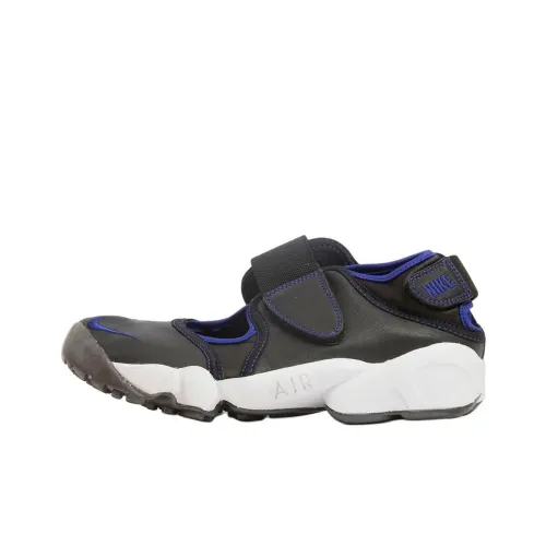 Nike Air Rift Slip Resistant Abrasion Resistant Низкий Топ Casual Унисекс Черный Синий