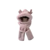 Маленький Дракон рог Набор из трех предметов [Розовый]