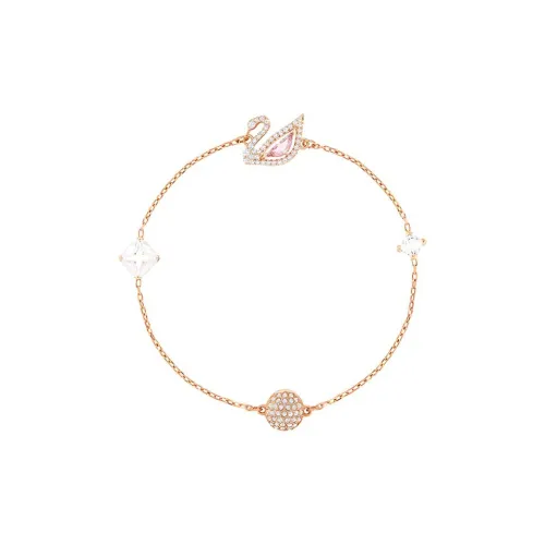 Swarovski Розовое золото Тон Покрытие Браслеты Женские Розовый