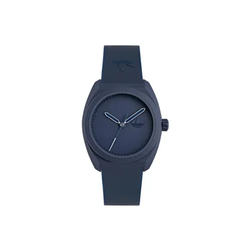 Adidas Originals Кварцевые наручные часы механизм ремешок из смолы 40 мм синий циферблат унисекс