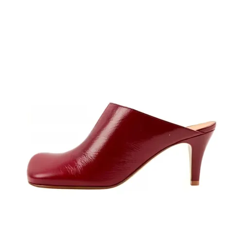 Bottega Veneta Тихий Домашние тапочки Женские Красные