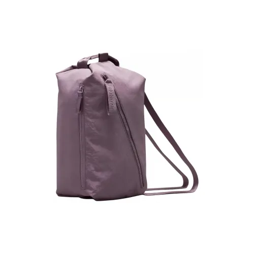 Lululemon Хлопок Рюкзак Сумка через плечо Стандартная Унисекс Темно-лавандовая