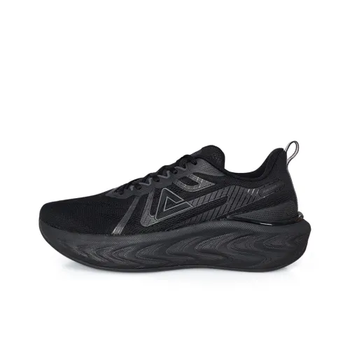 PEAK Амортизаторы Shock Slip-resistant Abrasion-resistant Breathable Low-top Casual Running Shoes Men's Black